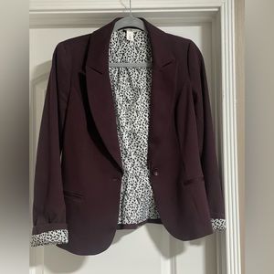 Burgundy WHBM Blazer